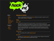 Tablet Screenshot of hackint.org